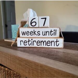 🕰️Retirement Countdown! From Etsy.
